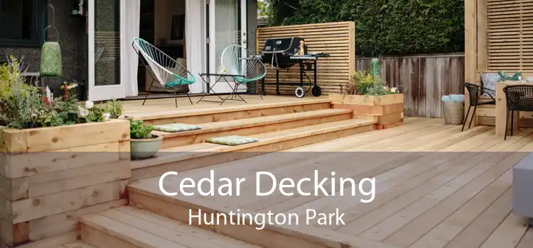 Cedar Decking Huntington Park