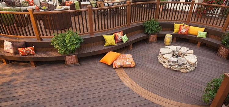 Gray TREX Decking in Huntington Park, CA