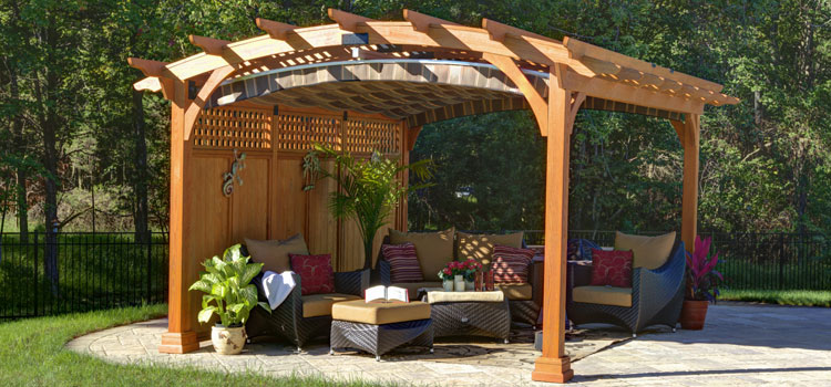 Modern Wood Pergola Installation in Huntington Park, CA